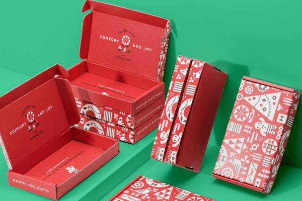 custom holiday boxes with logo